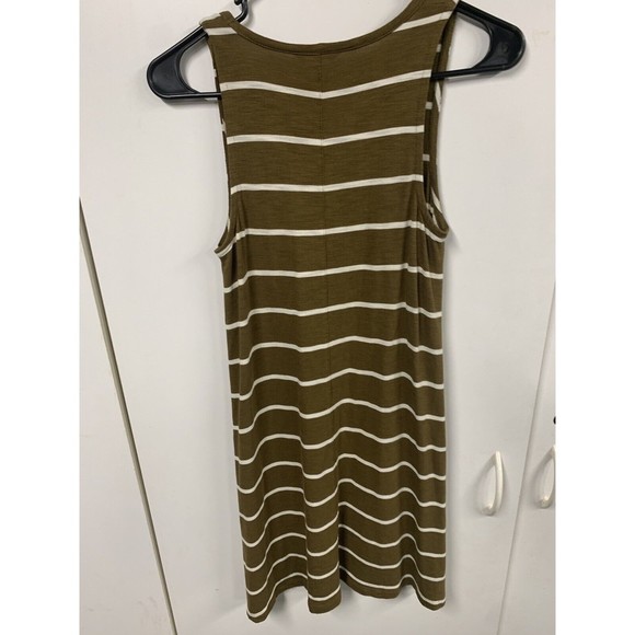 MADEWELL "Highpoint" Striped Sleeveless Swing Tank Dress Size XS - Picture 9 of 11